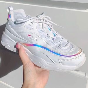 Fila Ray Prism Holographic Disruptors Sneakers